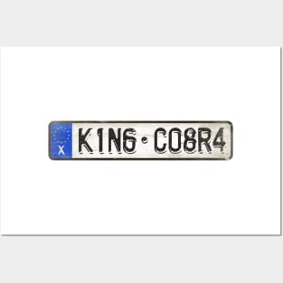 King Kobra - License Plate Posters and Art